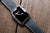 Barenia Leather Apple Watch Bands by Pin & Buckle - Full-Grain Barenia Leather - Dark Blue Barenia Leather Apple Watch Band - Banner