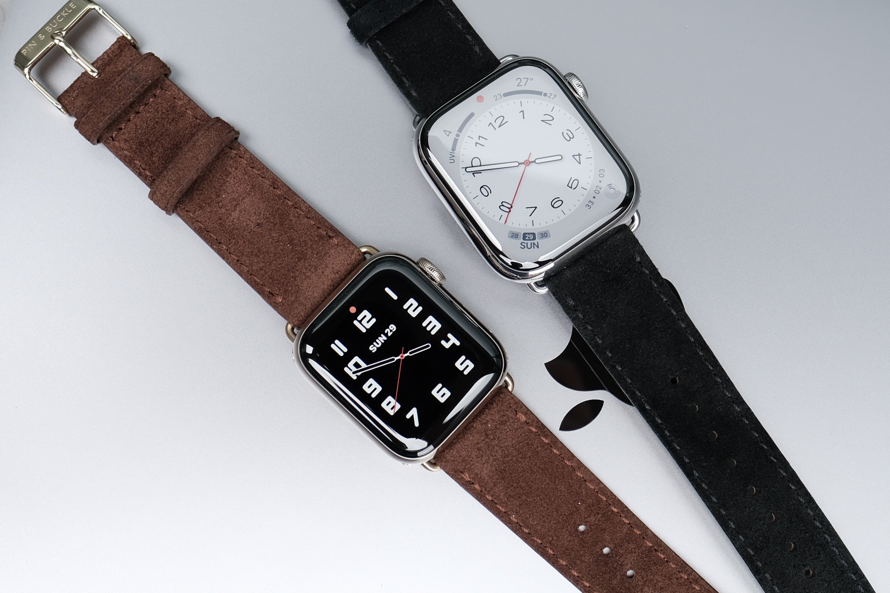 44mm apple watch leather band deals