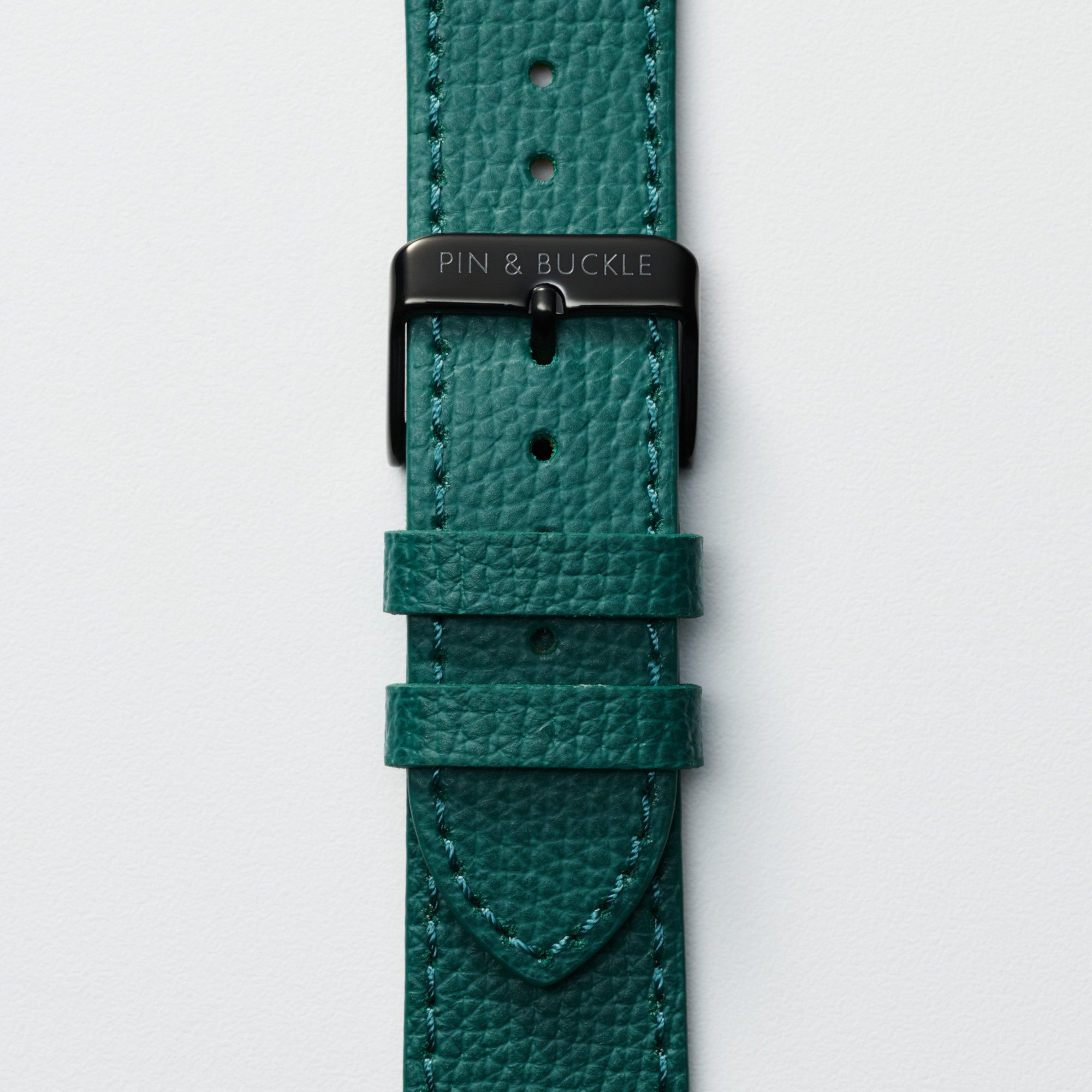 Epsom Leather Apple Watch Band - Forest Green