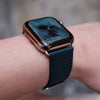 Pin and Buckle Apple Watch Bands - Full Grain Vegetable Tanned Leather - Luxe - Cobalt Blue