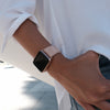 Velour Suede Apple Watch Band - Peach