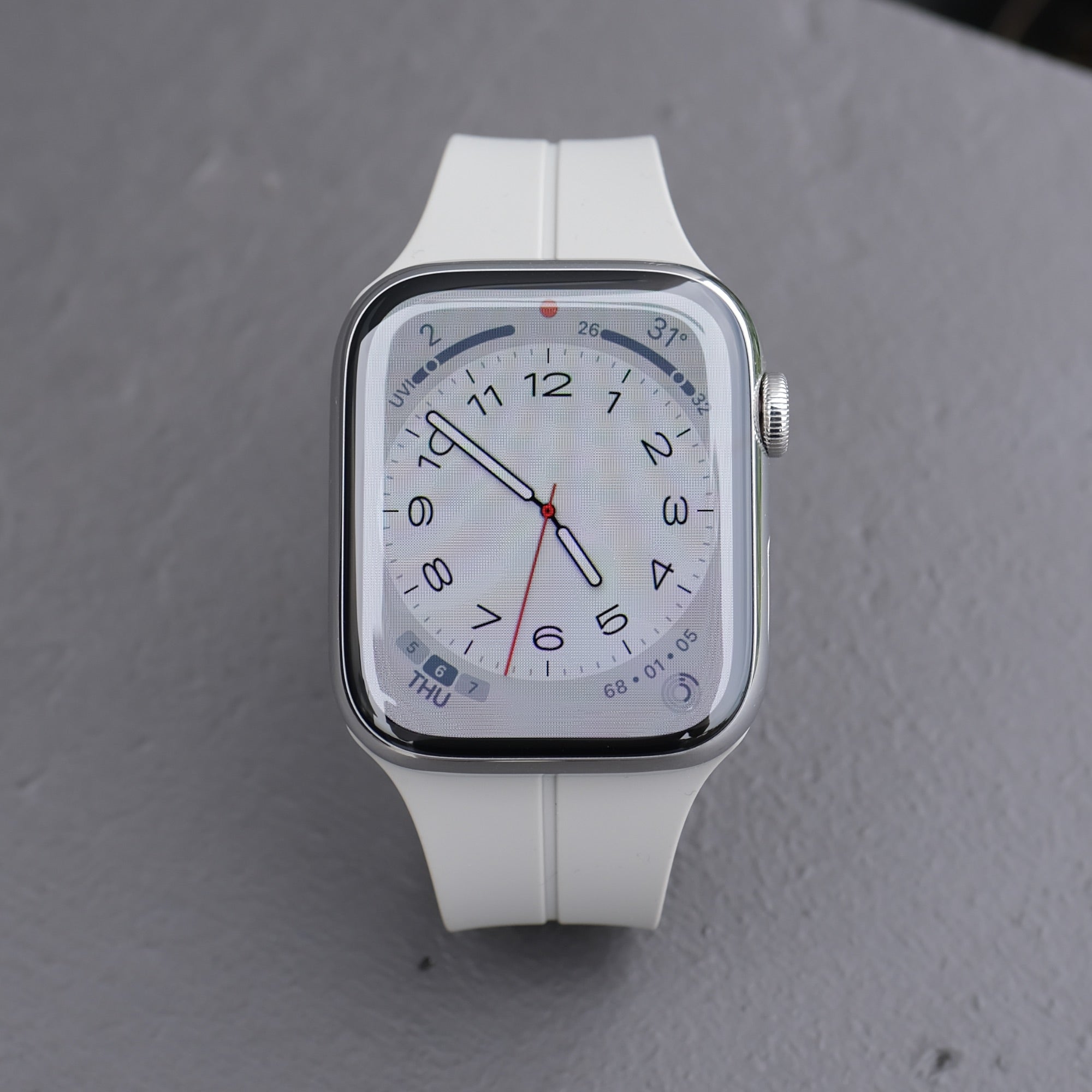 Pin & Buckle - Sport Flex Apple Watch Band - Chalk